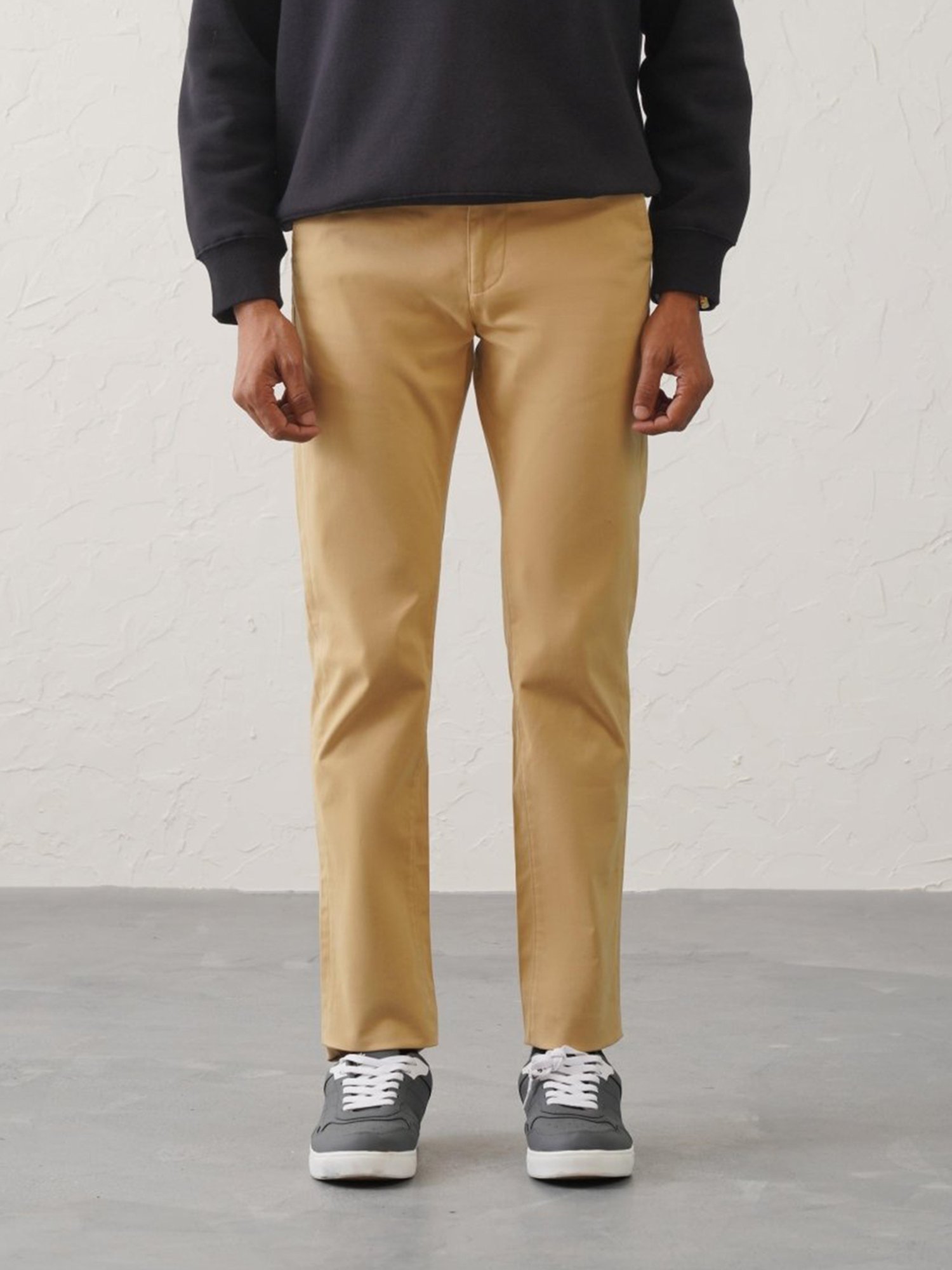 MinusOne Camel Regular Fit Chinos