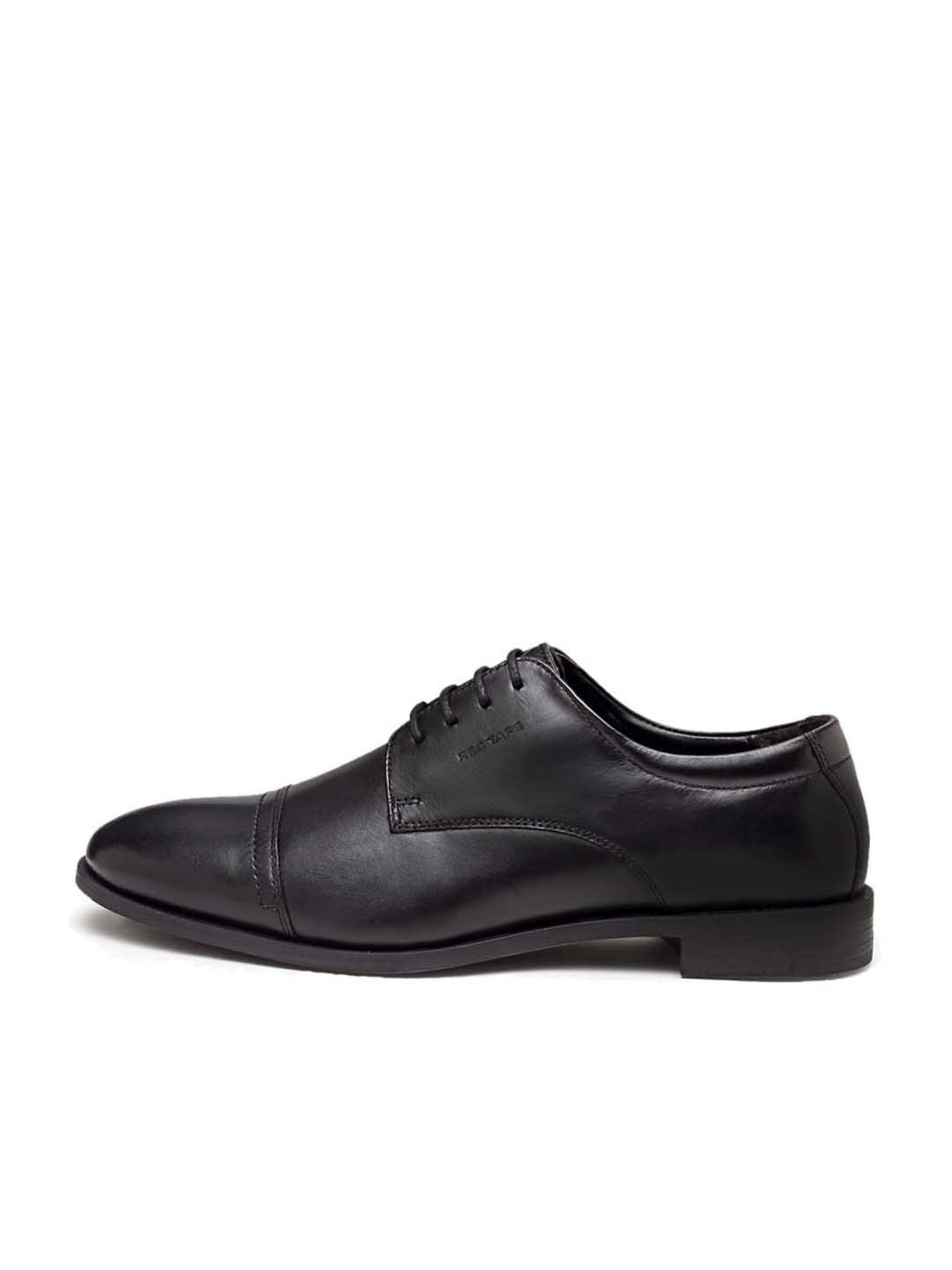 Red Tape Men's Black Derby Shoes