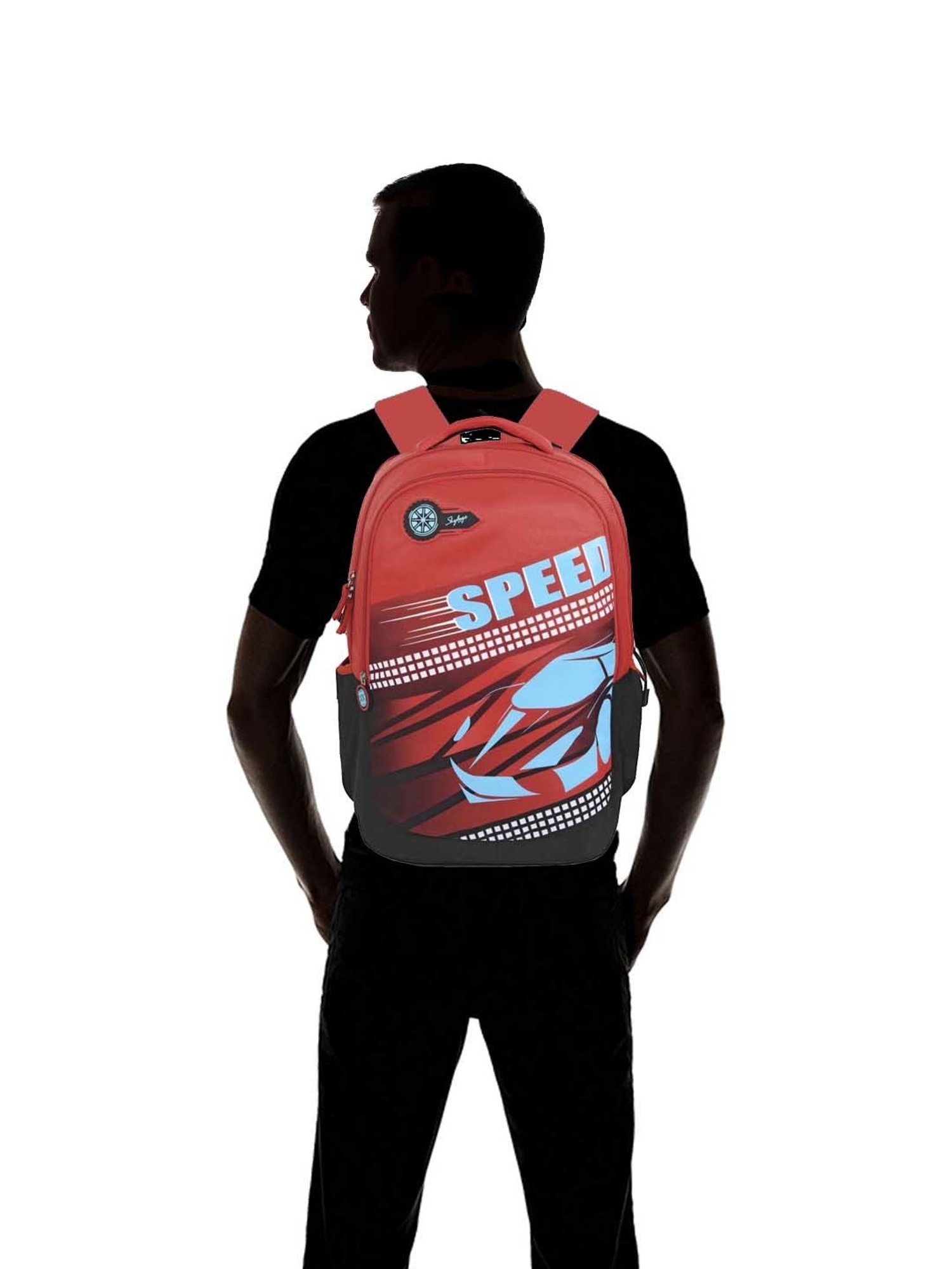 Skybags Squad Plus 05 30 Ltrs Red Medium Backpack