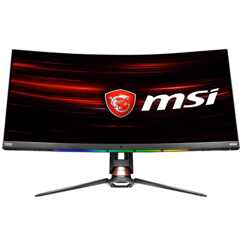 MSI Optix MPG341CQR 34 Inch UW-QHD 3440 x 1440 1ms 120Hz 21:9 FreeSync Curved Screen LED LCD Gaming VA Monitor - Gray