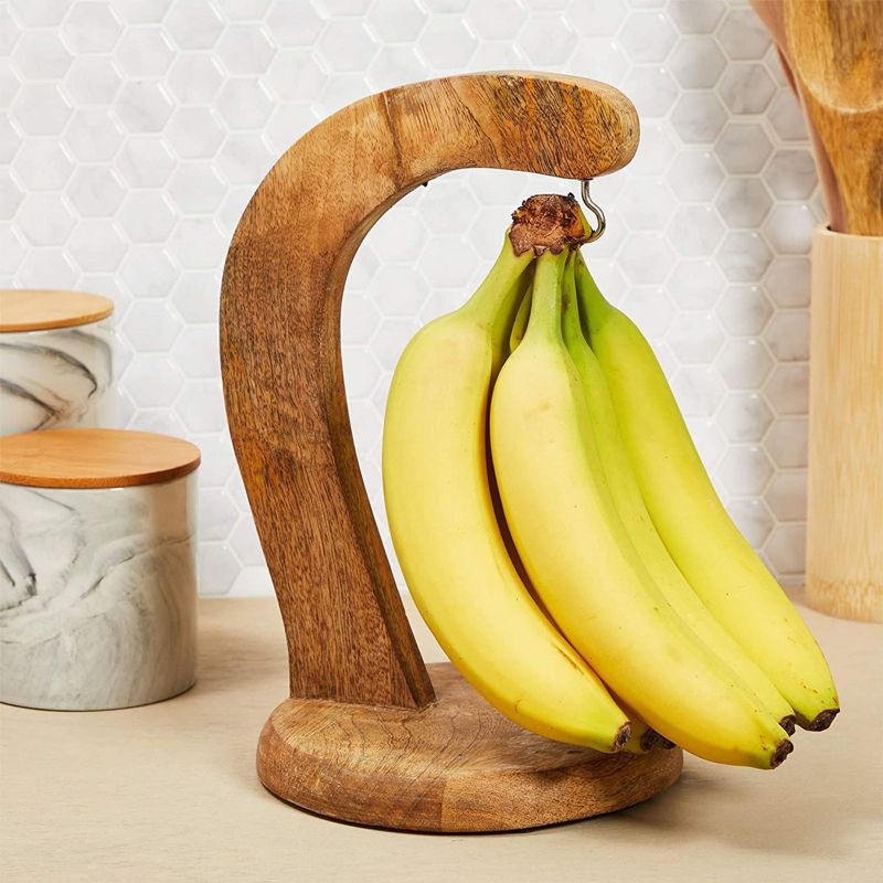 Spectrum Bloom Arched 2-Tier Steel Fruit Server - Satin Nickel