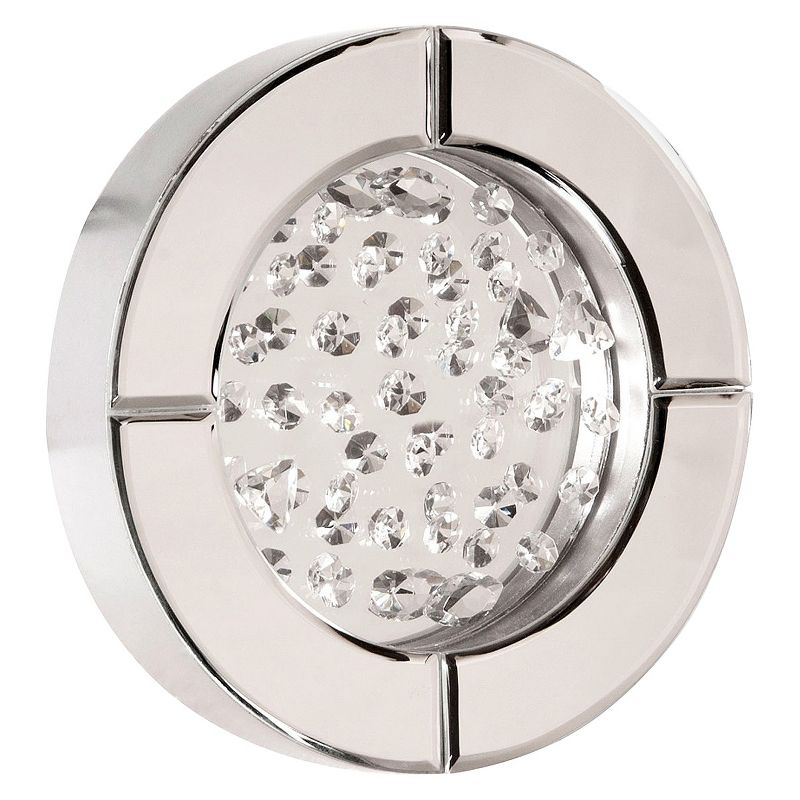 Round Nina Decorative Wall Mirror Clear - Howard Elliott
