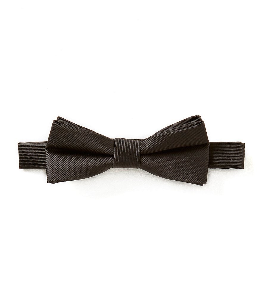 Class Club Boys Basic Solid Silk Bow Tie