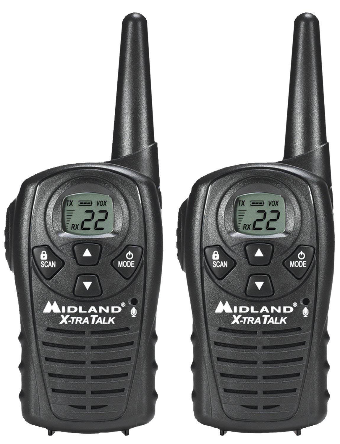 Midland Xtra Talk LXT118 Two Way Radio / Walkie Talkie 18 Mile GMRS 6 Pack New