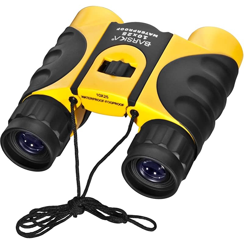 10x25 Compact Waterproof Binocular Yellow