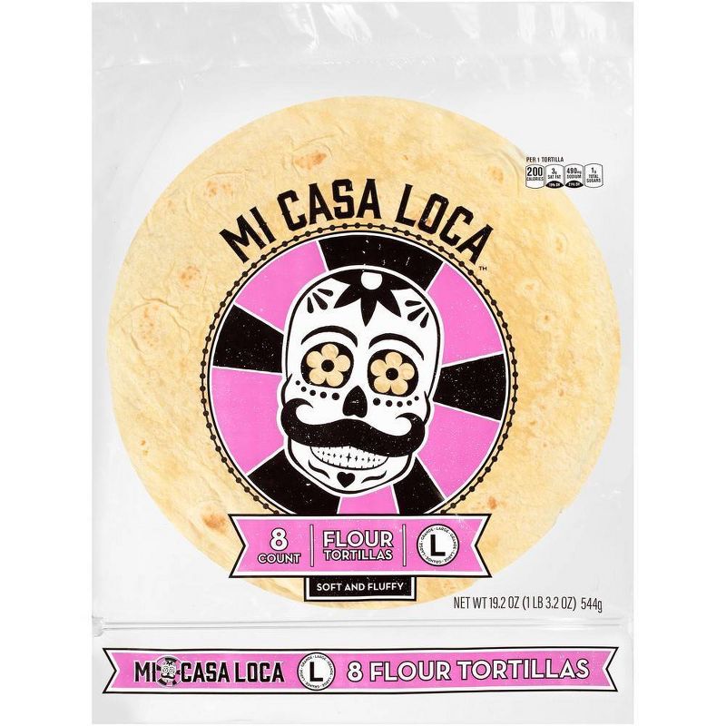Micasa 10" Flour Tortillas - 19.2oz/8ct