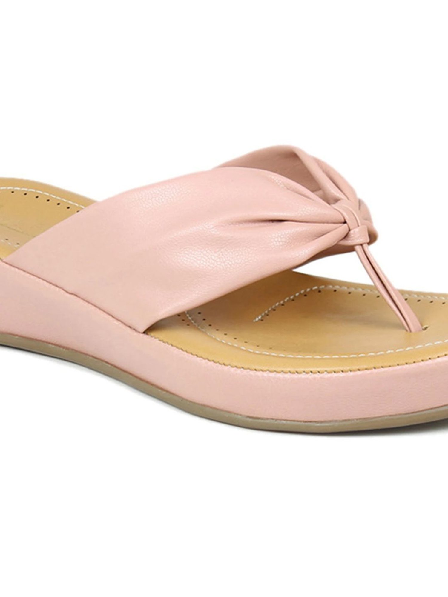 Inc.5 Women's Pink Thong Wedges
