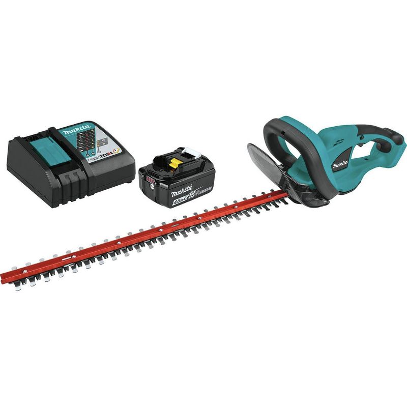 Makita XHU02M1 18V LXT 4.0 Ah Cordless Lithium-Ion 22 in. Hedge Trimmer Kit