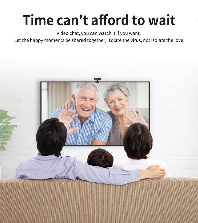 1080P  HD Webcam with Mic Rotatable PC Desktop Web Camera Cam Mini Computer WebCamera Cam Video Recording Work