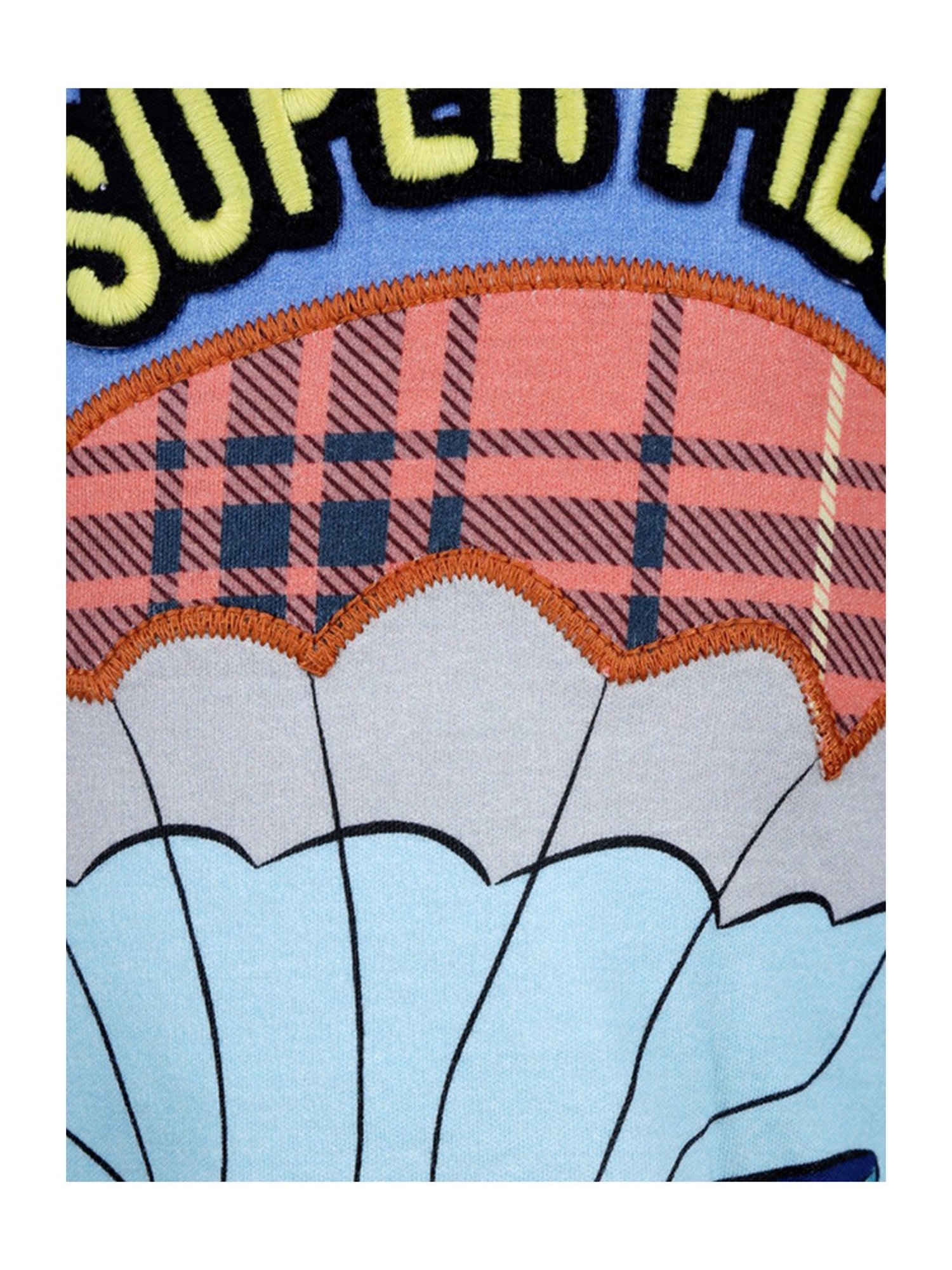 Pranava Boys Blue Cotton Printed T-Shirt