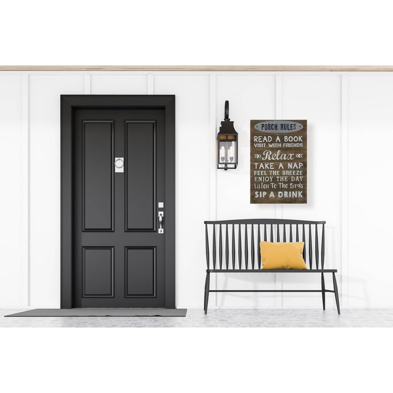 Porch Rules Wall Décor - 3R Studios