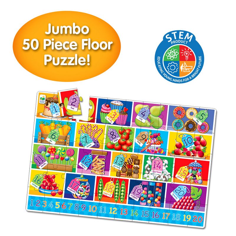The Learning Journey Jumbo Floor Puzzles Numbers 50 pieces