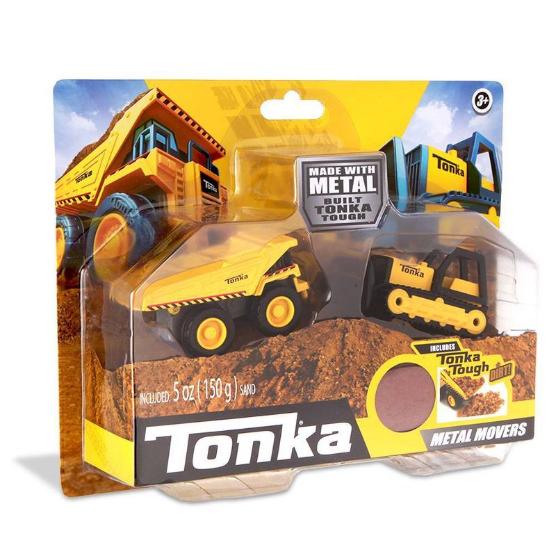 Tonka Mini Movers - Mighty Dump and Bull Dozer