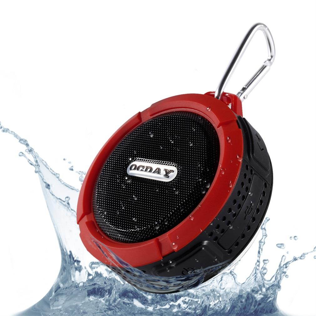 OCDAY C6  Wireless Bluetooth Speaker With Calls Handsfree and Suction Cup
