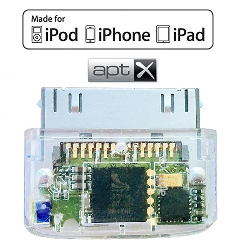 i10s + aptX Clear Collectors Version Tiny Bluetooth Stereo Transmitter Compatible with Apple iPodiPhoneiPad Delivers Cleaner Audio with Reduced Latency for aptX Receivers