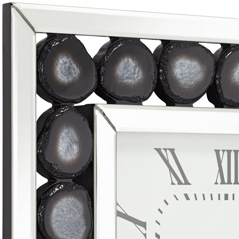 River Parks Studio Delria Agate 21" Square Wall Clock