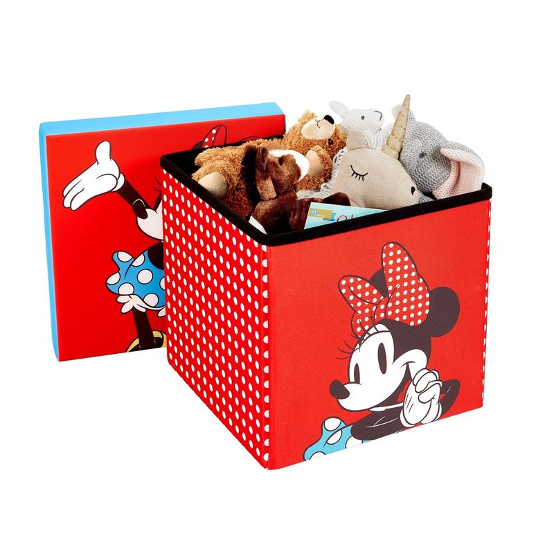 15" Minnie Mouse Folding Ottoman