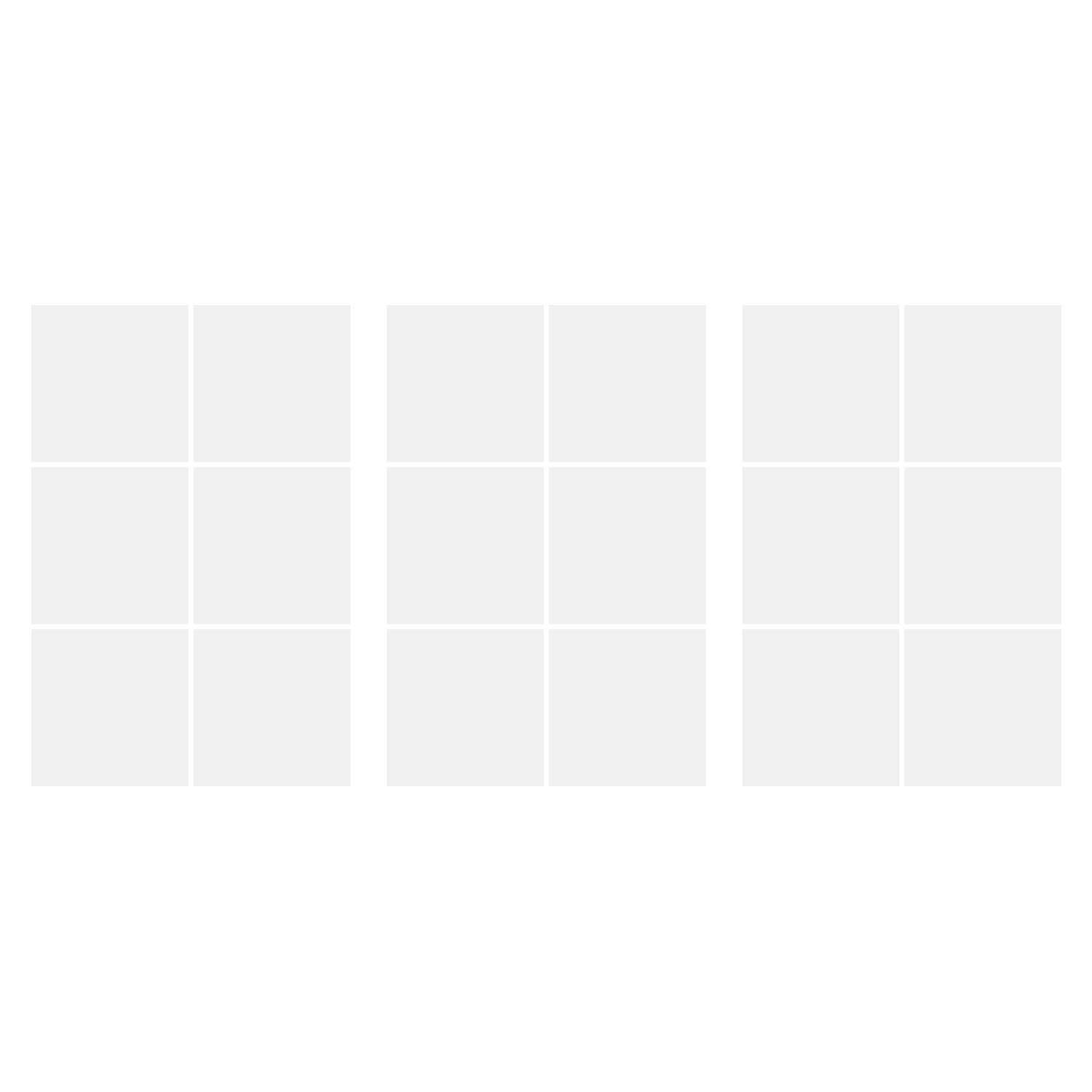 LiteMark 5.5 Inch Golden Yellow Square Decals - Pack of 8