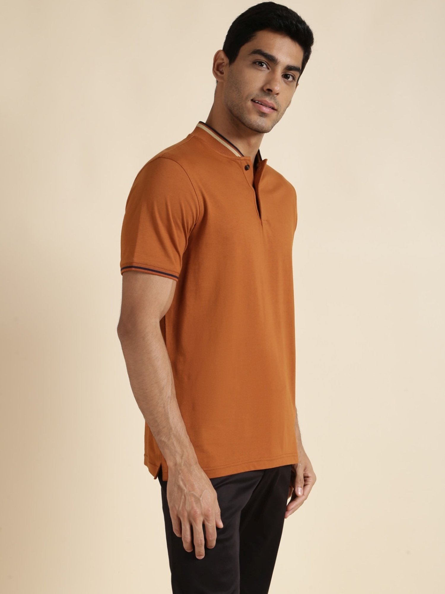 Andamen Orange Regular Fit T-Shirt