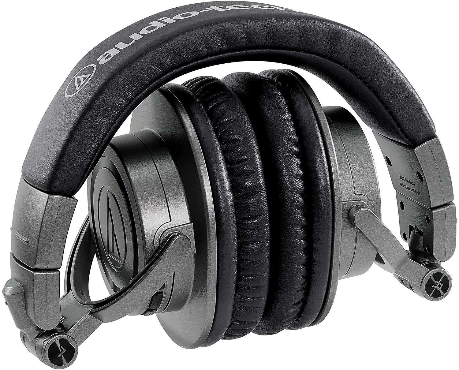 Audio-Technica ATH-M50xBTPB Wireless Bluetooth Over-Ear Headphones with 45mm Neodymium magnet, Built in Microphone, Volume Controls, and 40 hour battery, Purple/Black