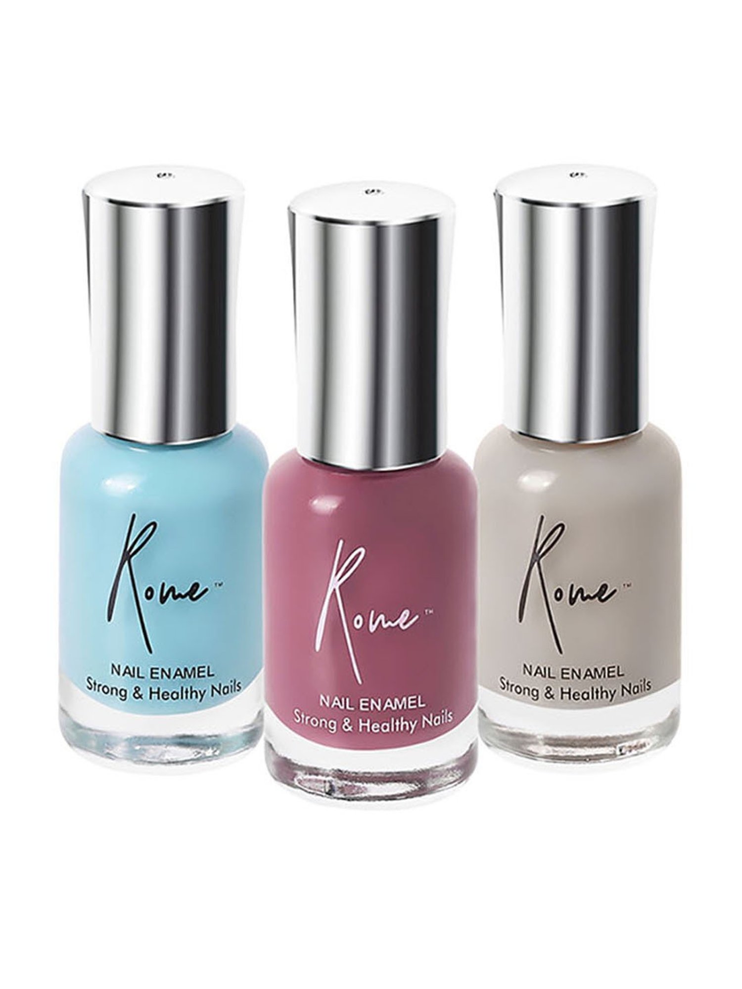 Rome Strong and Healthy Nail Enamel, Set of 3