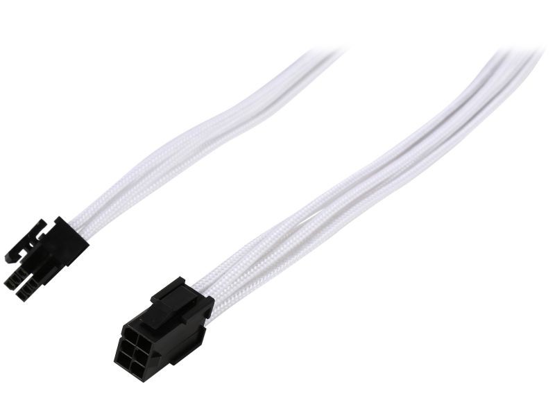 Phanteks PH-CB6V_RD 1.64 ft. (0.50 m) PCIe 6 to 6 Pin VGA Premium Sleeved Extension Cable