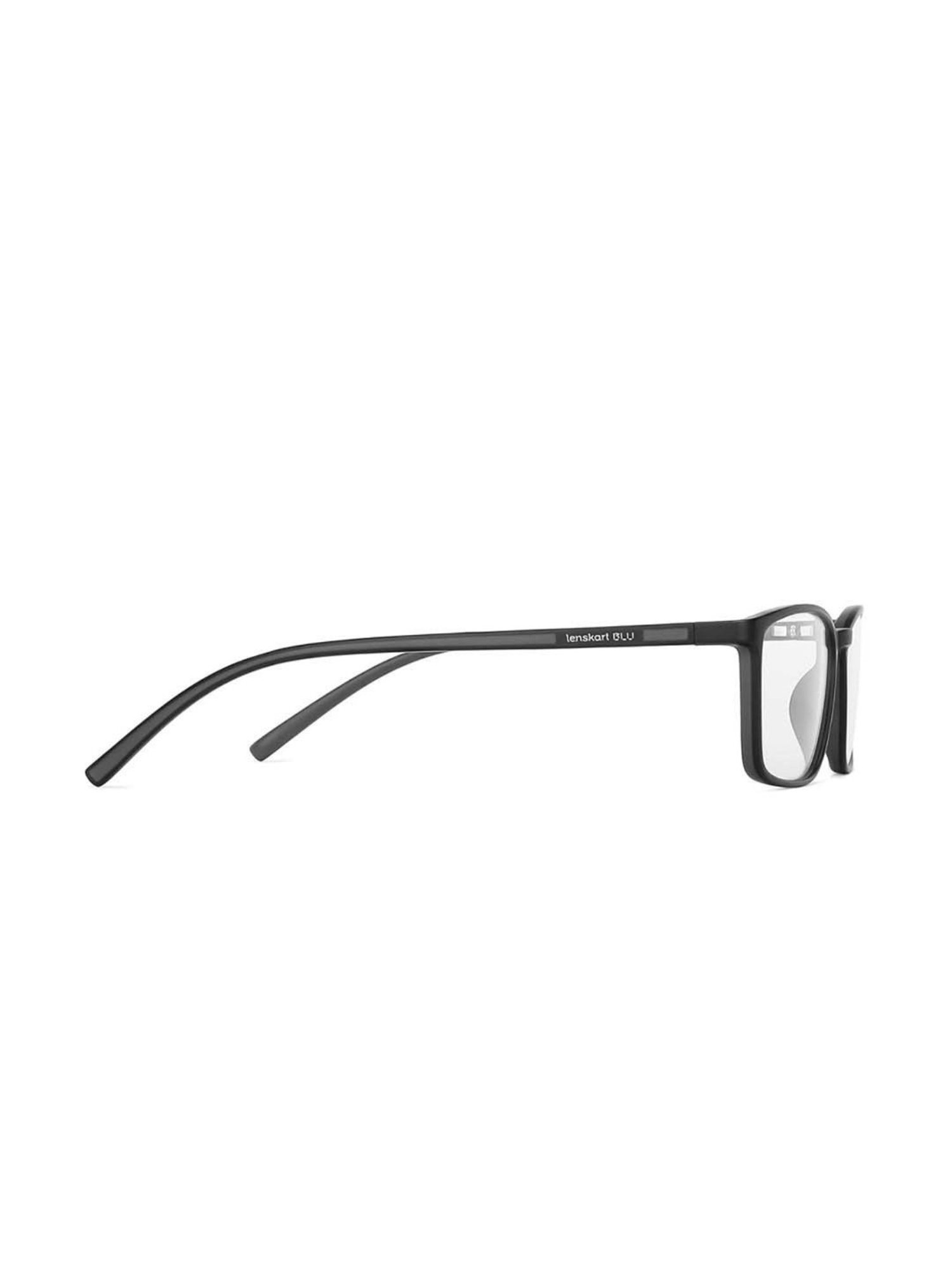 Lenskart Blu LB E13527 Grey Full Rim Rectangular Computer Glasses