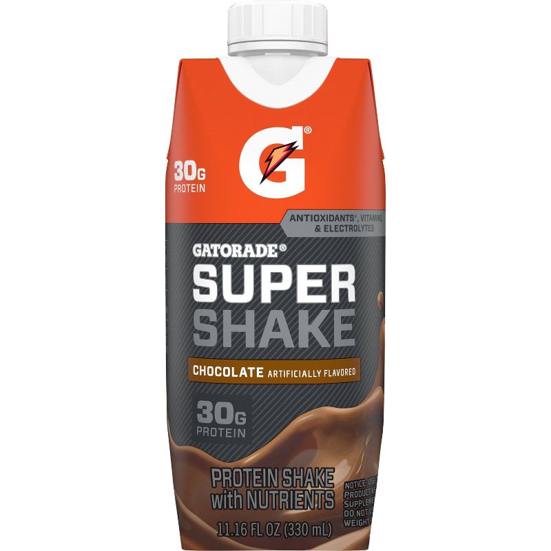 Gatorade Super Shake Ready-to-Drink Protein - Chocolate - 4pk/11.16 fl oz Bottles