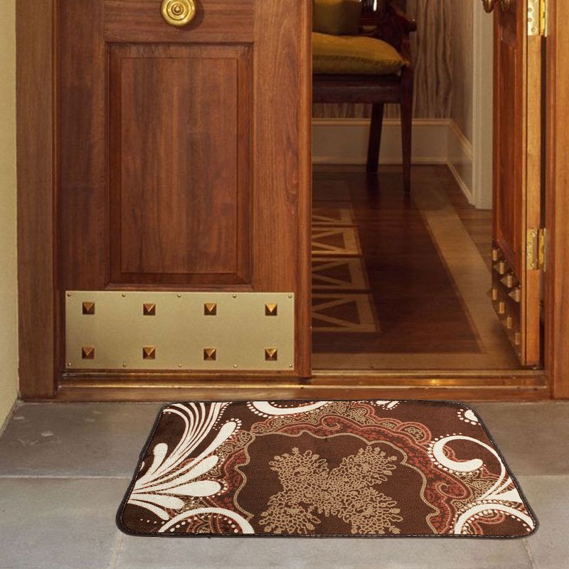 1'4"x2'4" Rectangle Indoor and Outdoor Floor Mat Multicolored - PiccoCasa