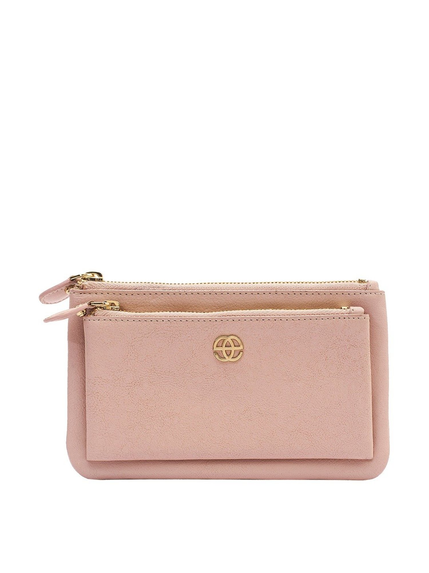 Eske Aleta Pink Solid Wallet for Women