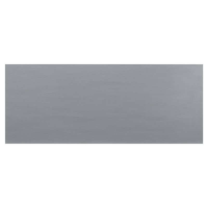 47" Rectangular 1 Drawer Writing Desk with Built In Storage Gray - Home Essentials