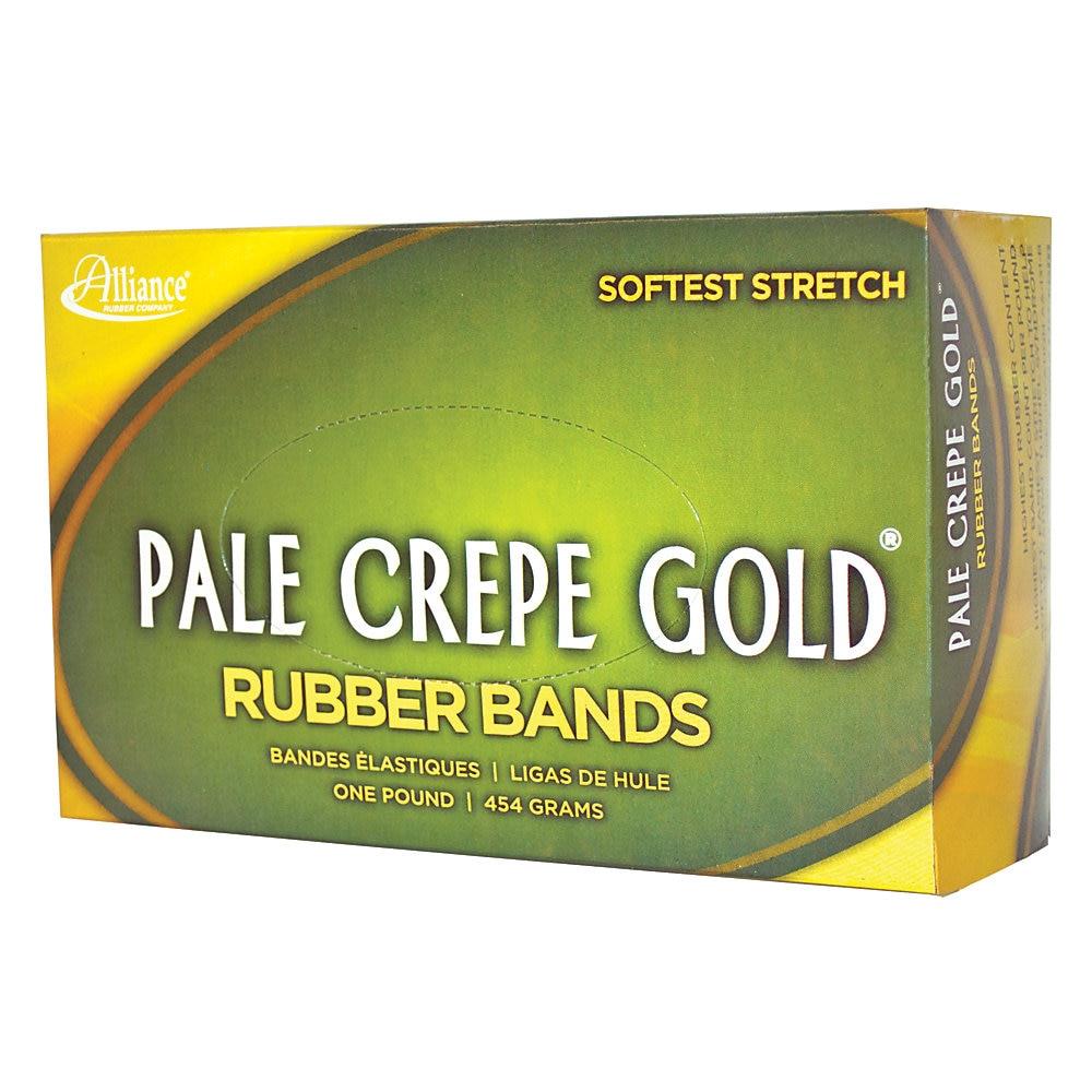 Alliance Rubber Pale Crepe Gold Rubber Band 2675 EA/BX