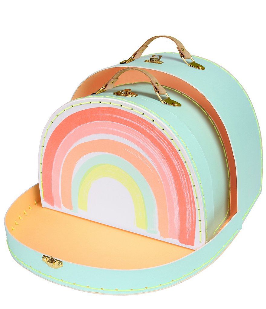 Meri Meri Rainbow Suitcase Nesting Set