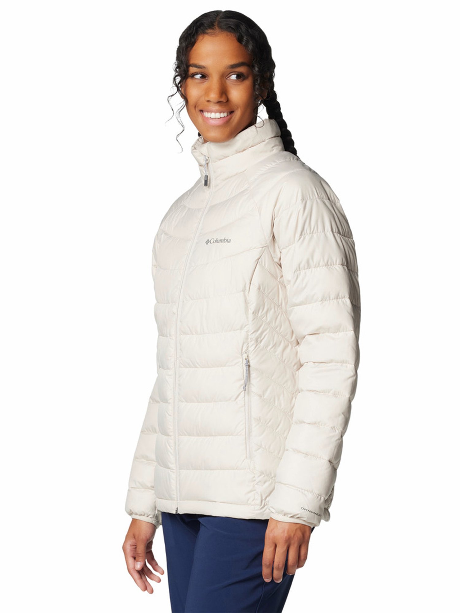 Columbia Powder Beige Puffer Jacket