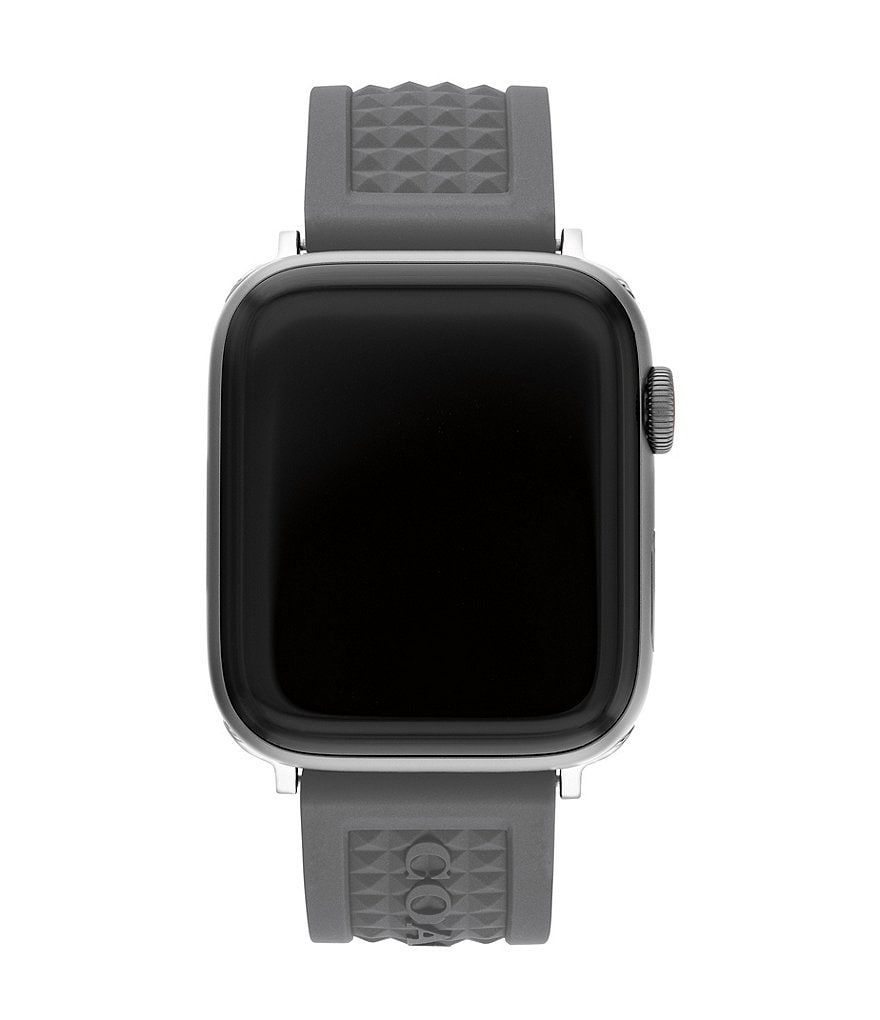 COACH Grey Textured 42/44mm Bands for Apple Watch&reg;