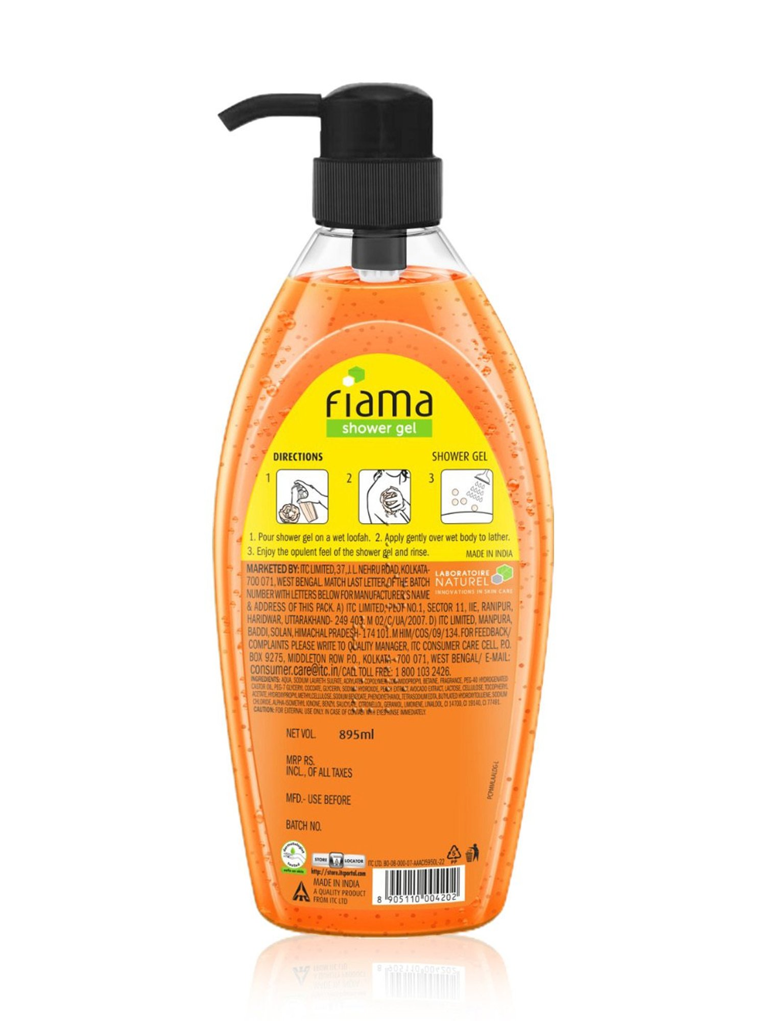 Fiama Peach & Avocado Shower Gel - 895 ml