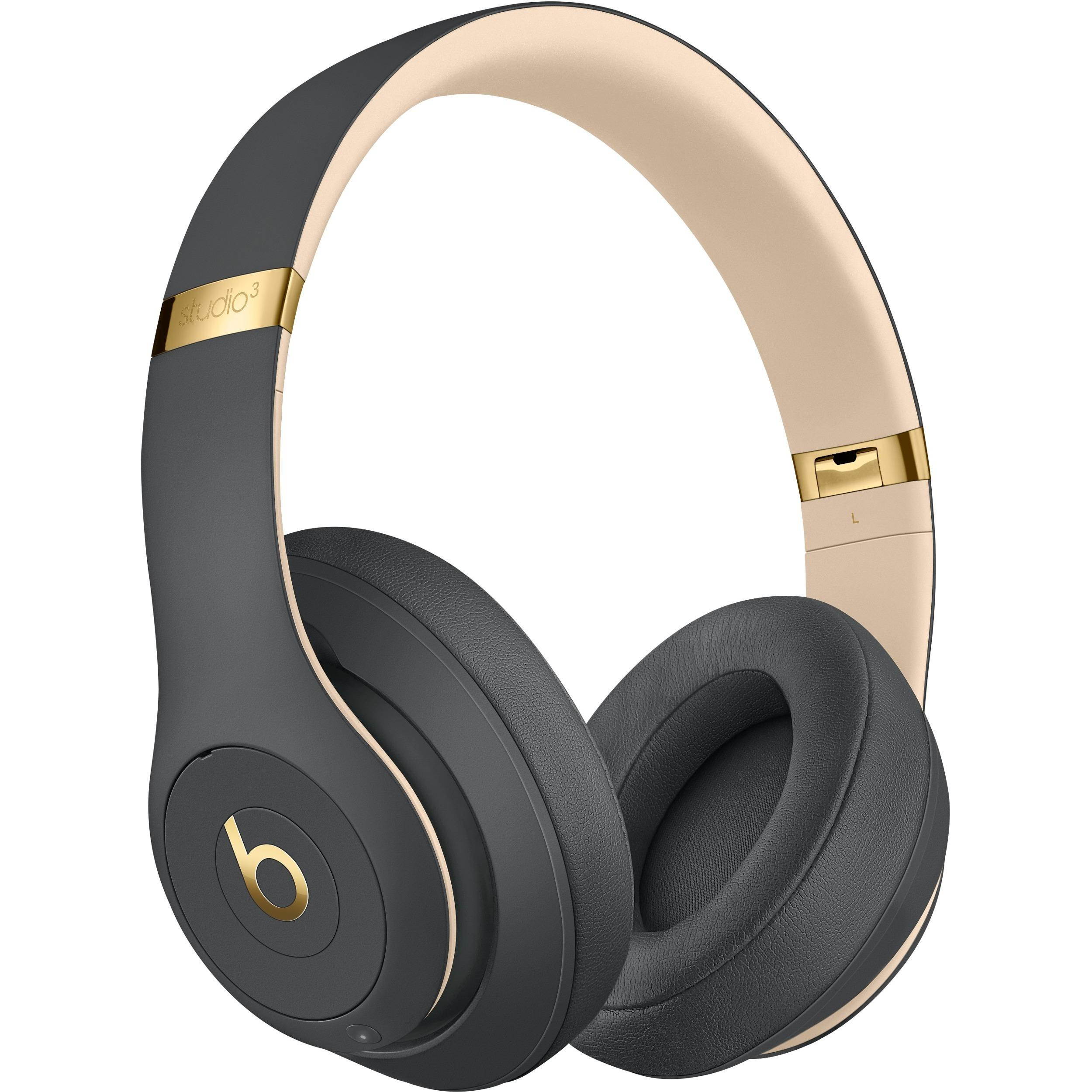 Beats Noise Cancelling Over-Ear Studio3 Wireless Headphones The Skyline Collection - Desert Sand (MTQX2LL/A)