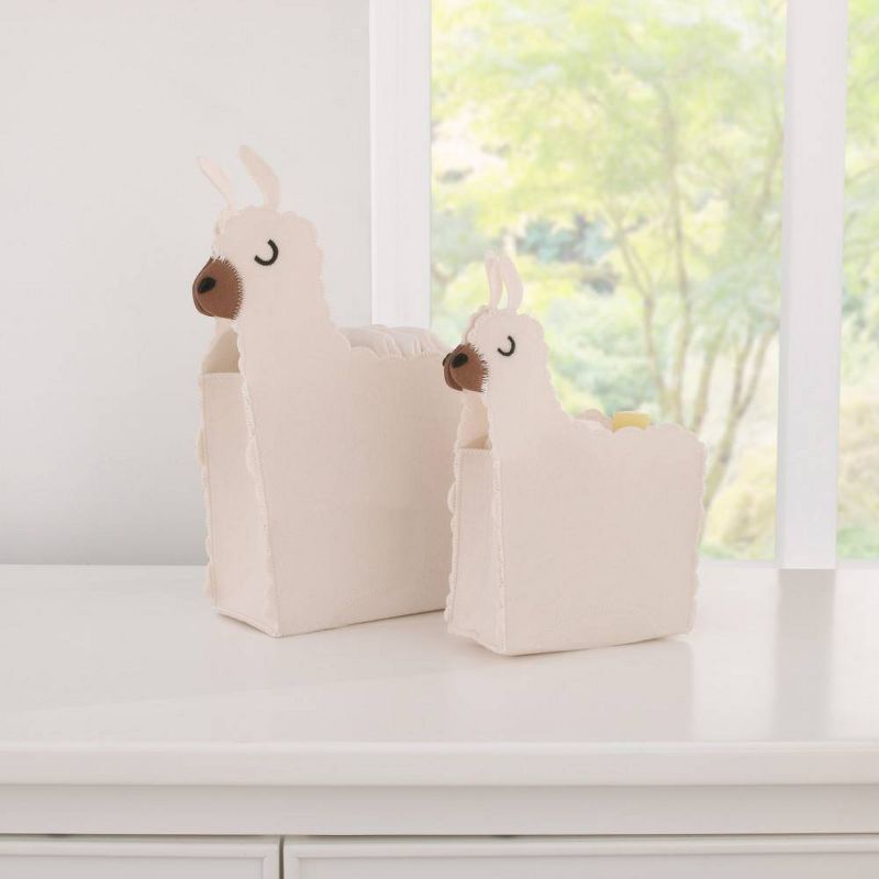 Little Love by NoJo Orange Fox Felt Storage Caddy - 2pc