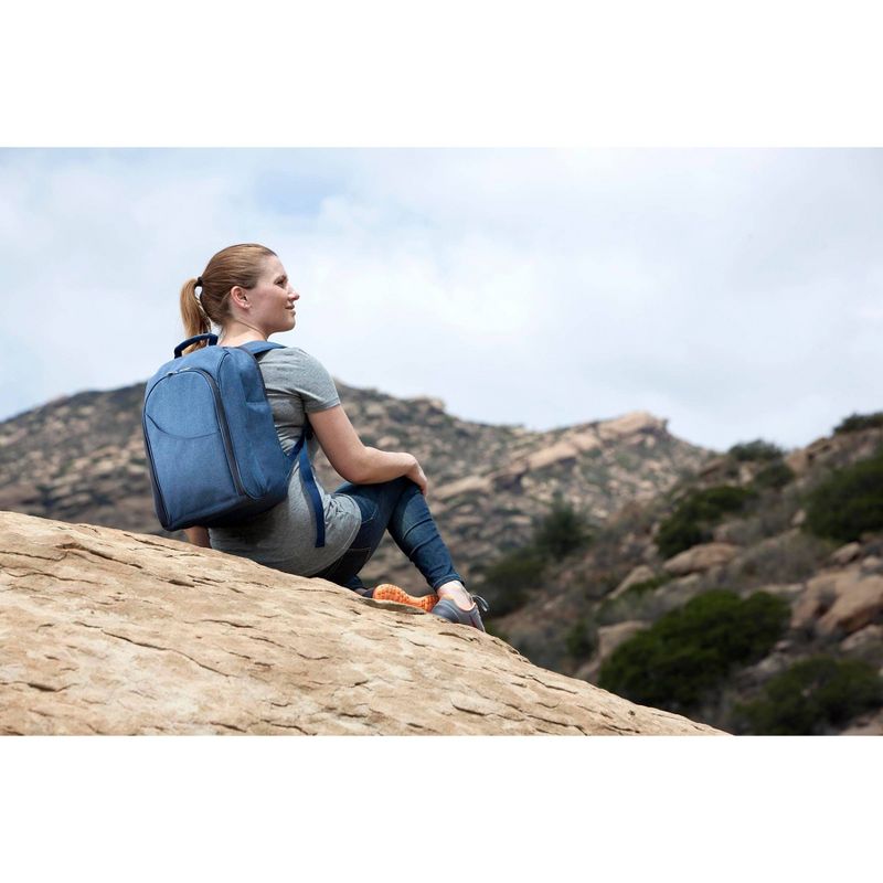 Picnic at Ascot Insulated Picnic Basket/Cooler Fully Equipped with Service for 2 - Trellis Green