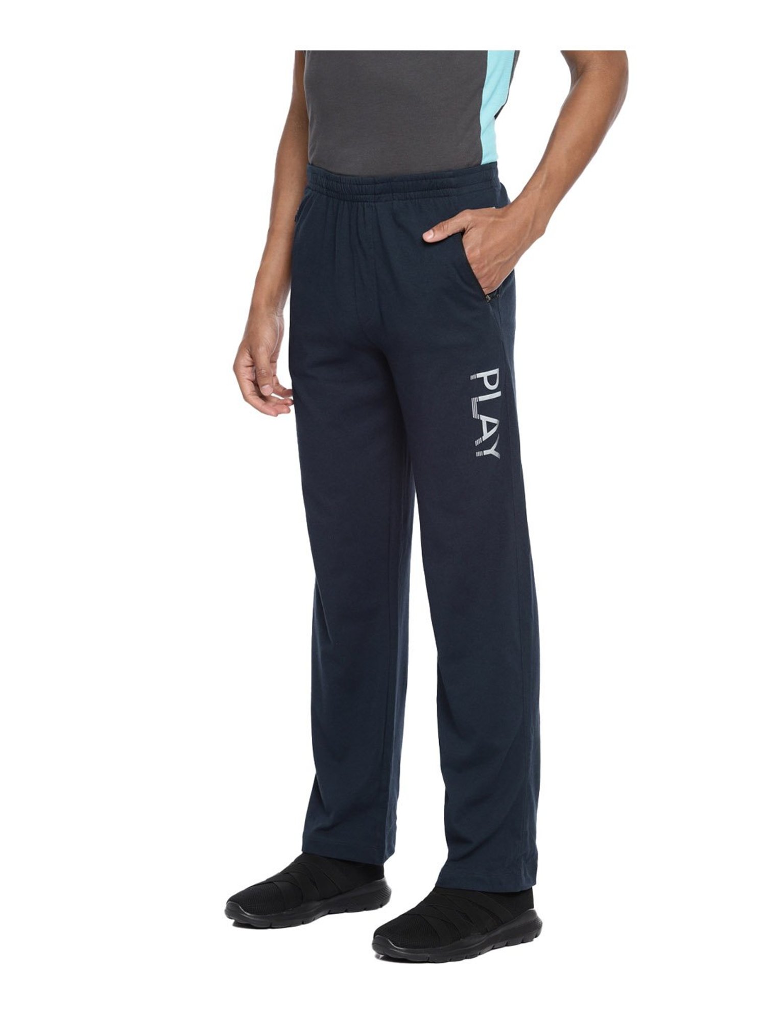 Fruit of the loom Blue Regular Fit Trackpants