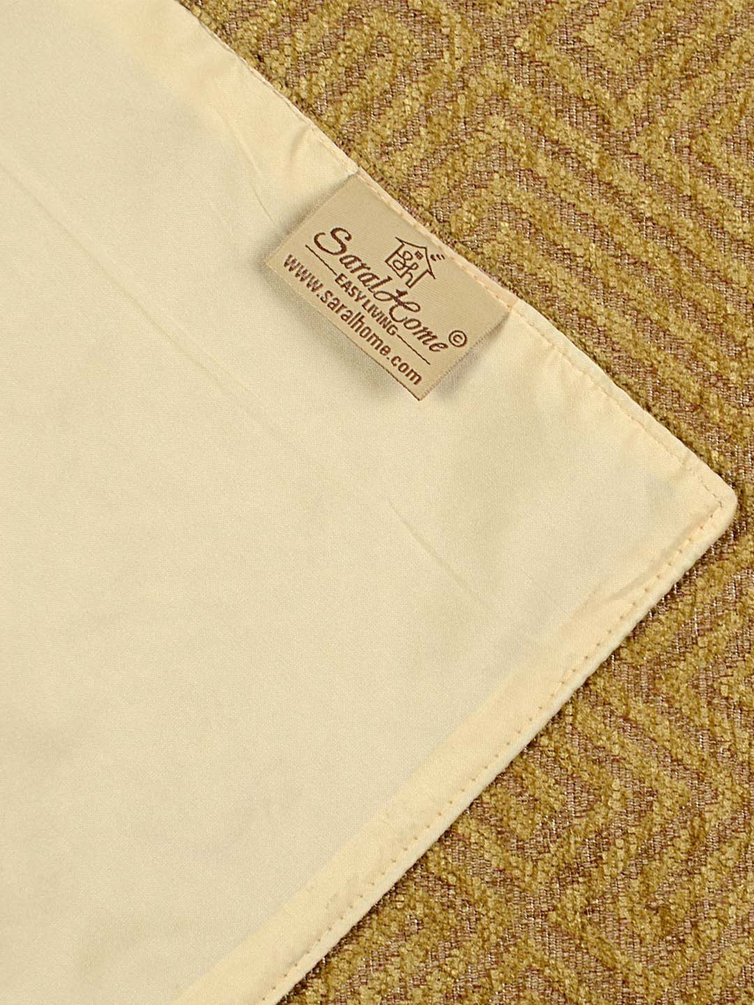 Saral Home Golden Chenille Placemats - Set of 6