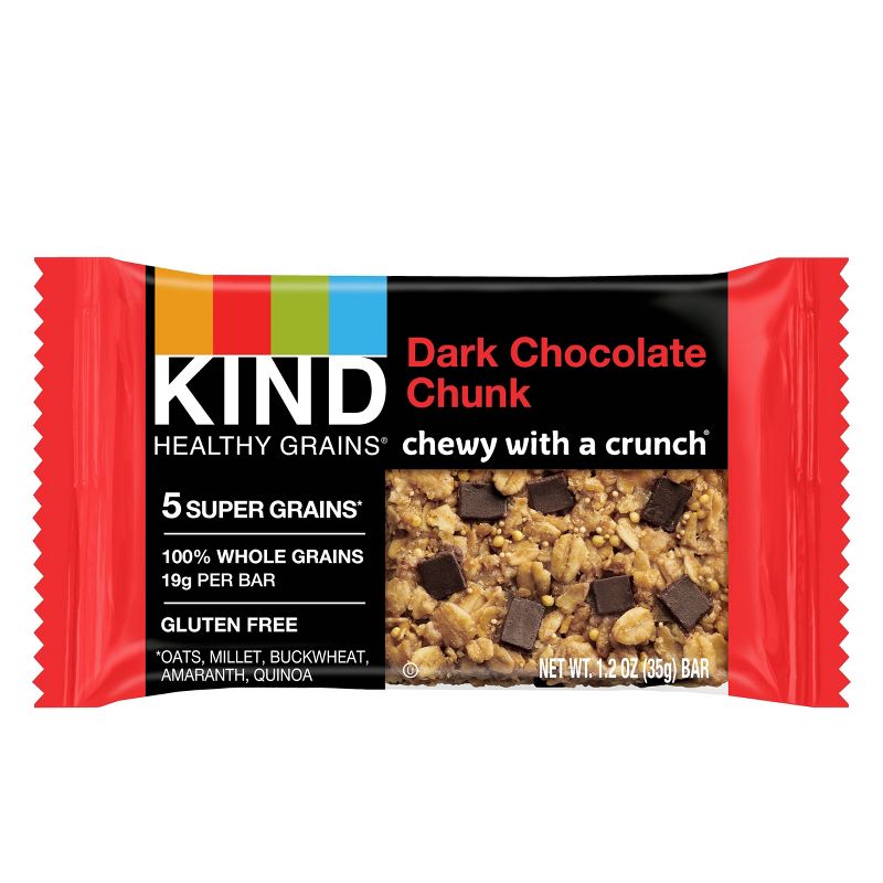 KIND Healthy Grains Bars Dark Chocolate Chunk - 18oz/15ct