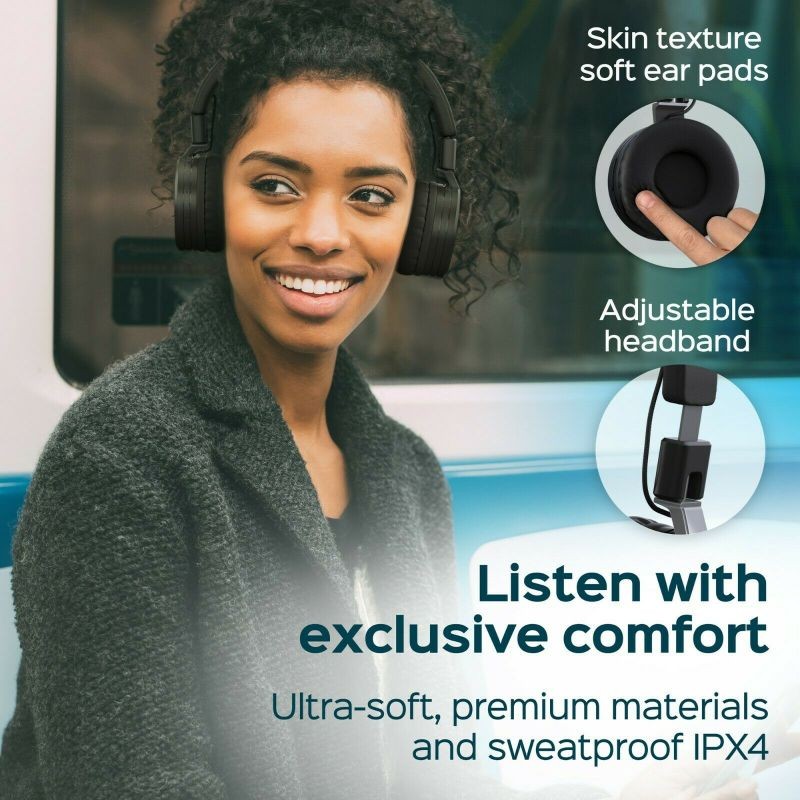 BT5 - Ultimate On-Ear Wireless Headphones For Sport Workouts