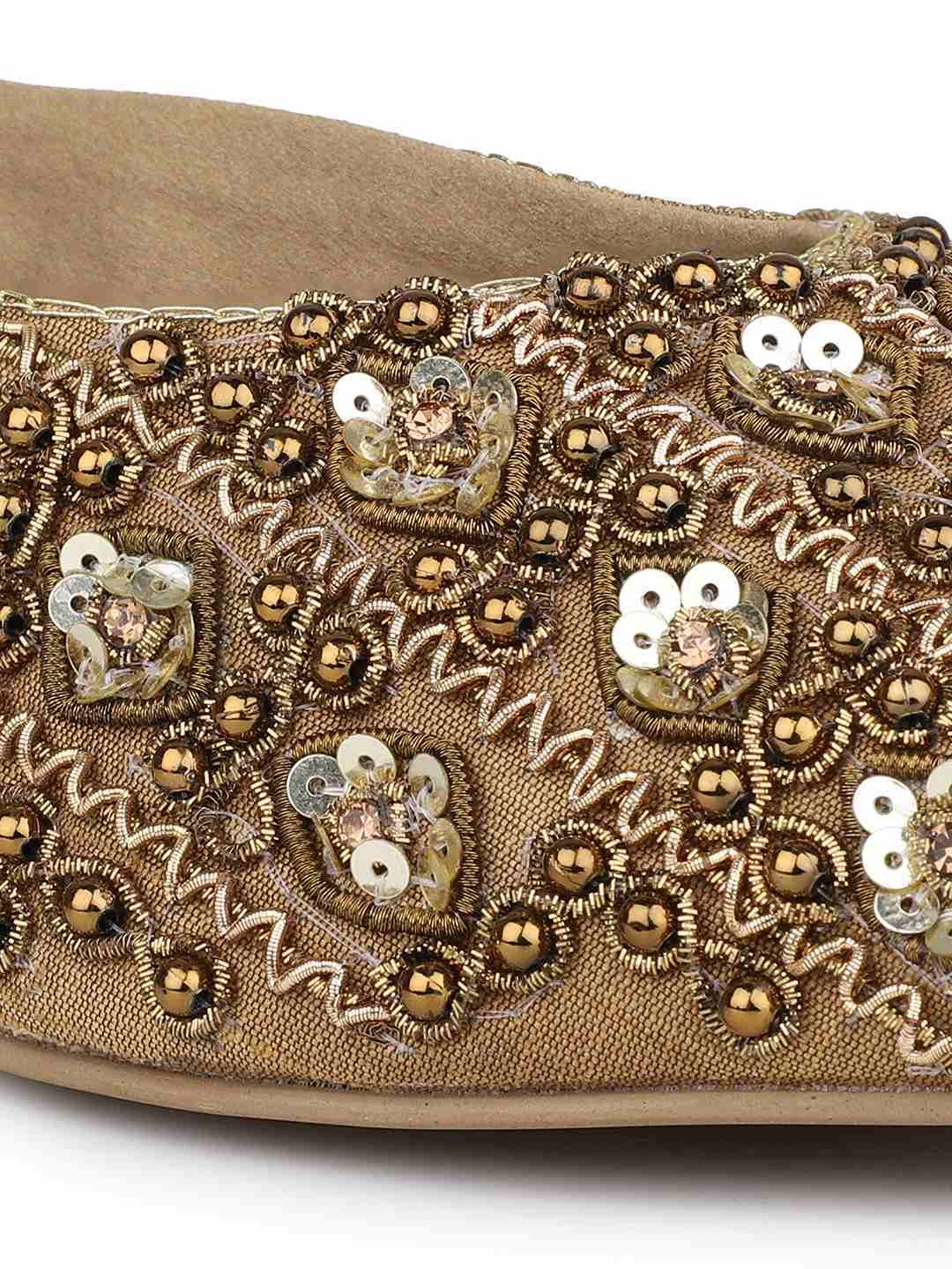 Inc.5 Women's Antique Gold Mule Shoes