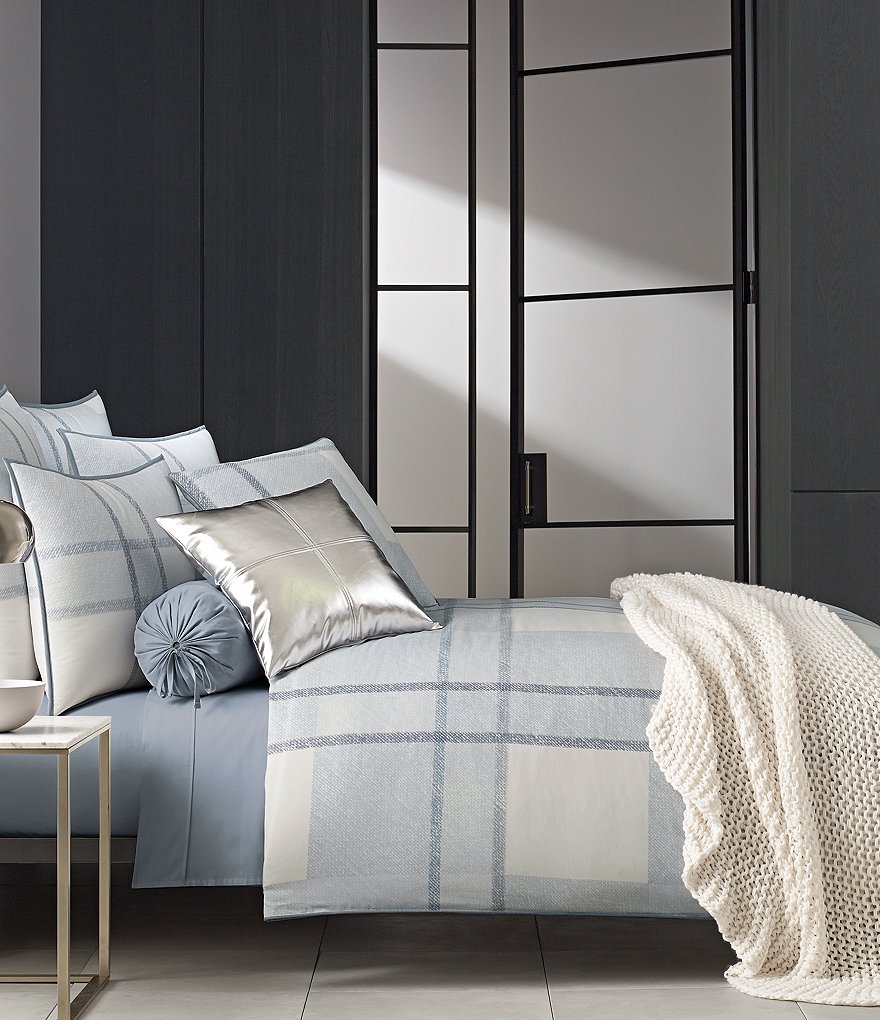 Oscar/Oliver Leighton Plaid Twill Duvet Cover