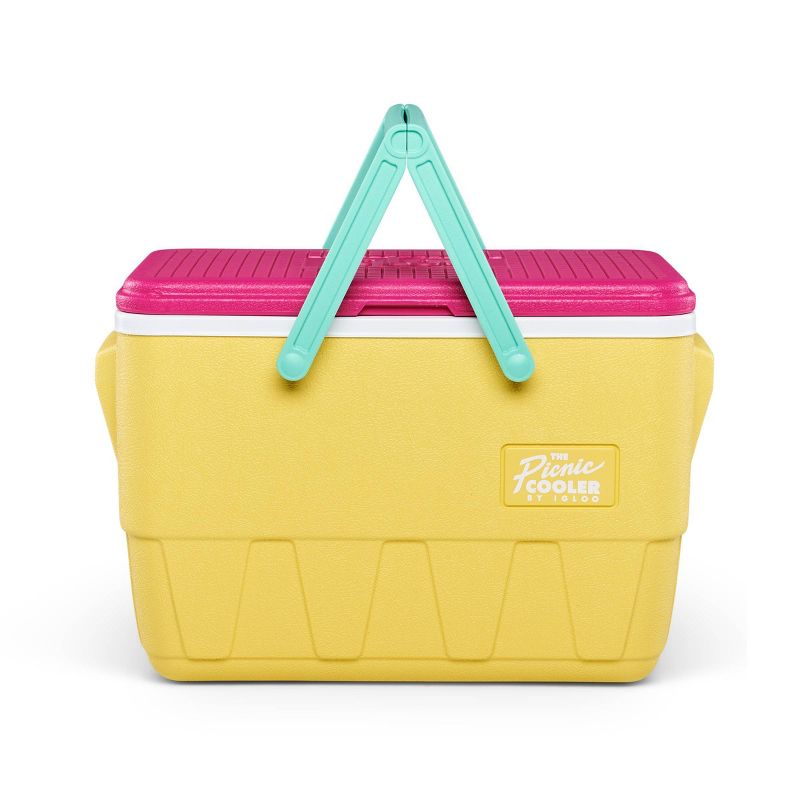 Igloo Picnic Basket Retro 25qt Cooler - Sunshine Yellow