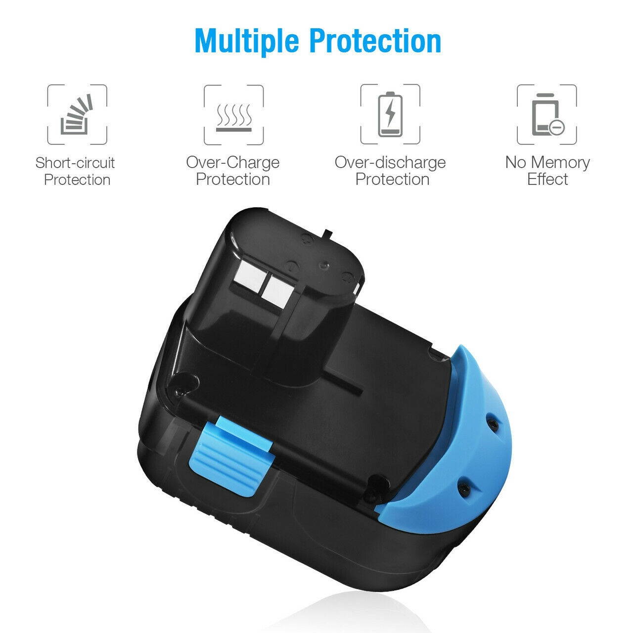 Upgraded 3000mAh 18V Battery Replacement For Hitachi EB1820L EB1824L EB1830HL US