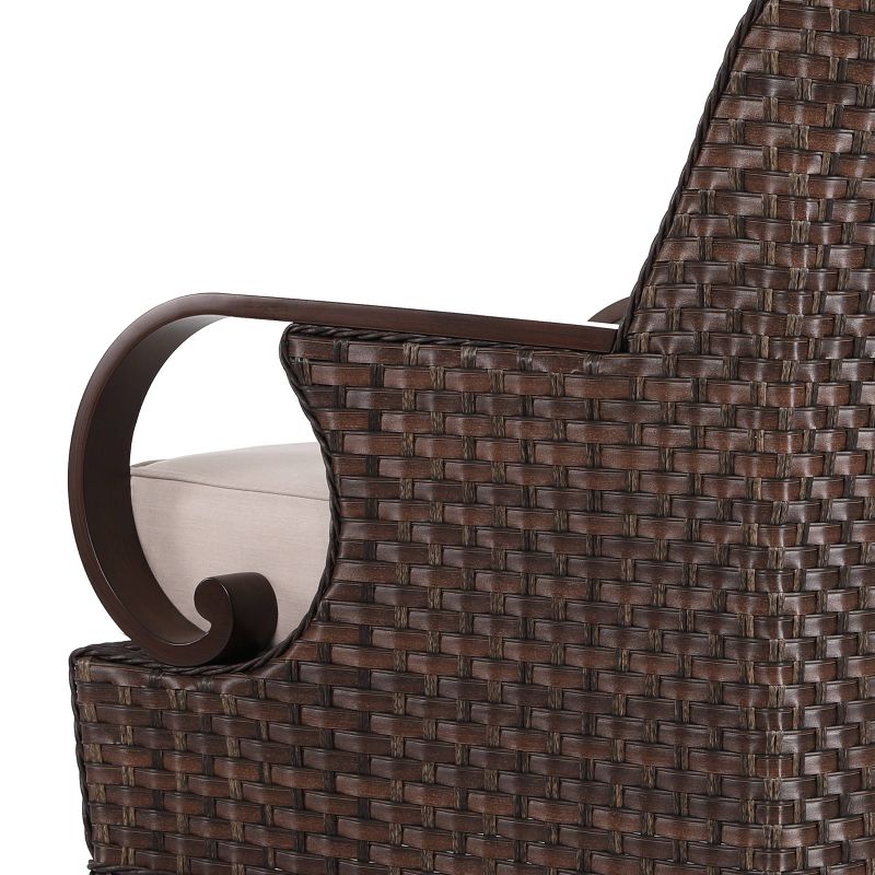 4pc Outdoor Wicker Sofa Set Brown - Nuu Garden