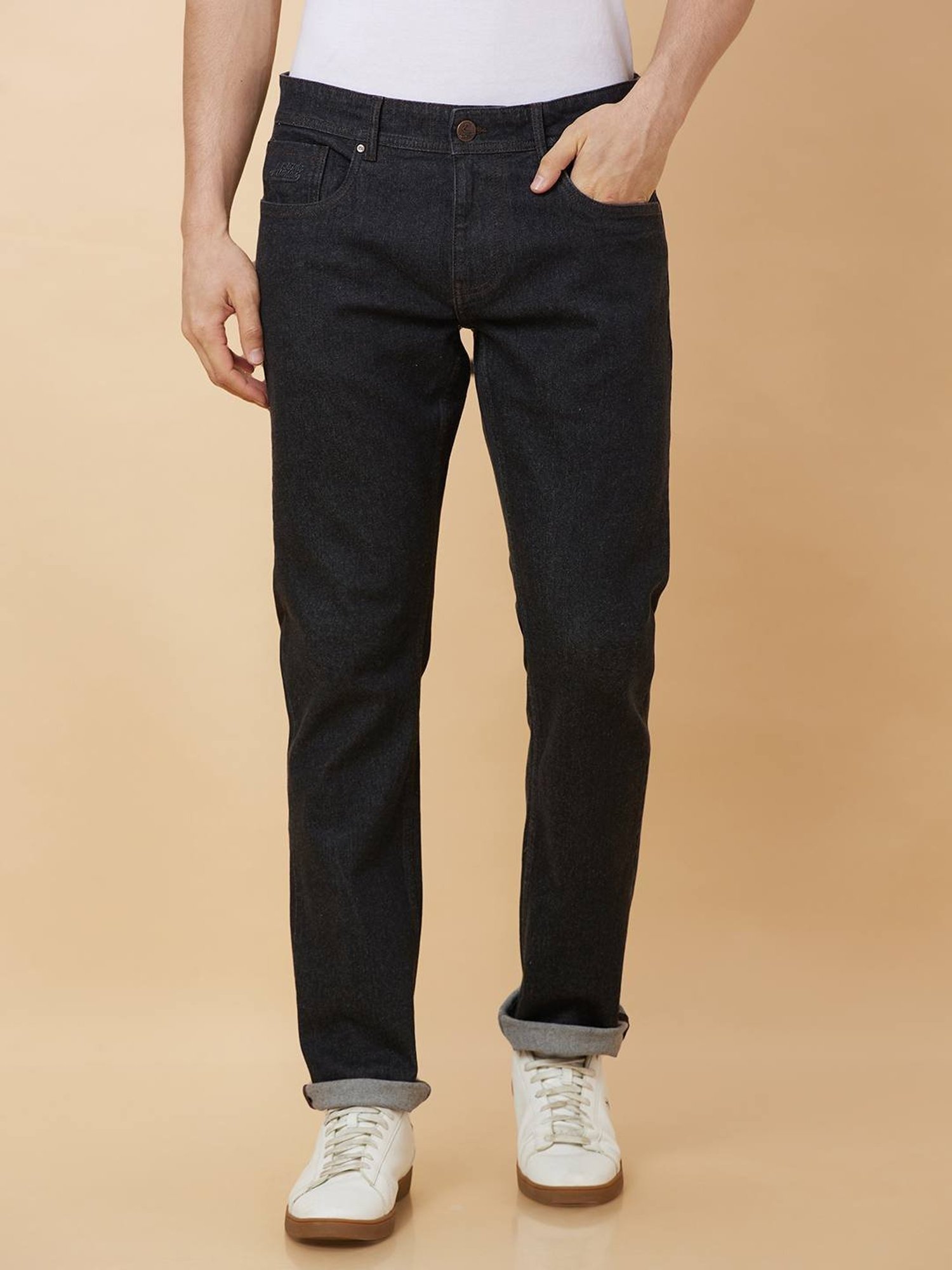 Being Human Black Slim Fit Jeans