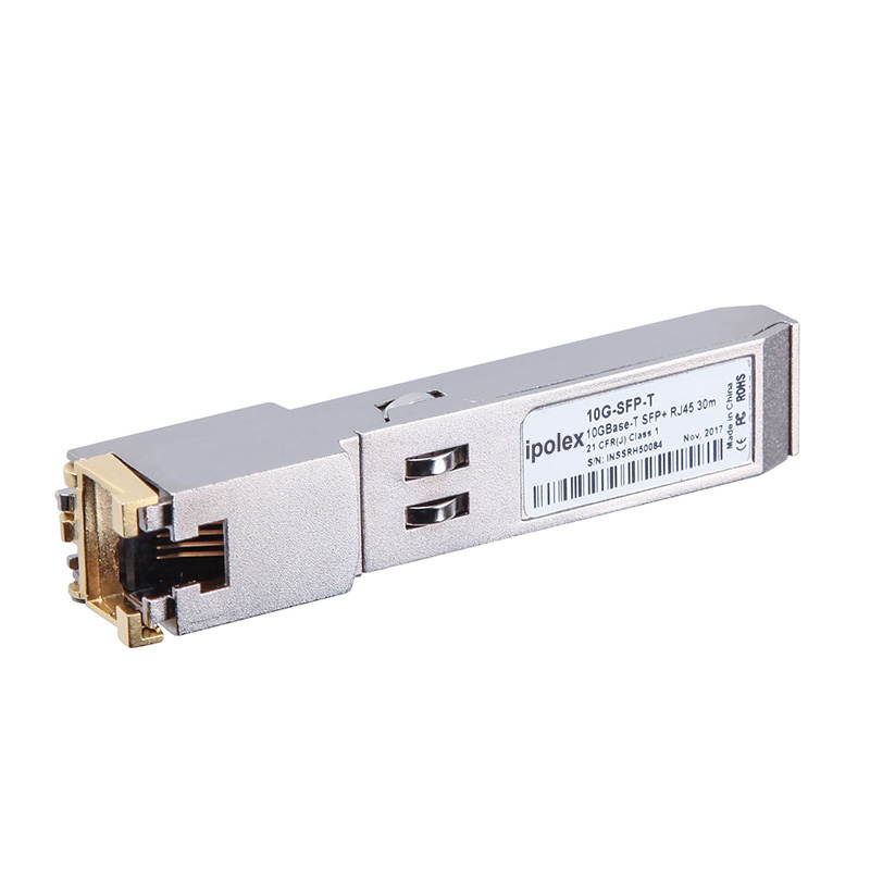 10GBase-T SFP+ Transceiver, 10G T, 10G Copper, RJ-45 SFP+ CAT.6a, up to 30 Meters, Compatible with Ubiquiti UF-RJ45-10G